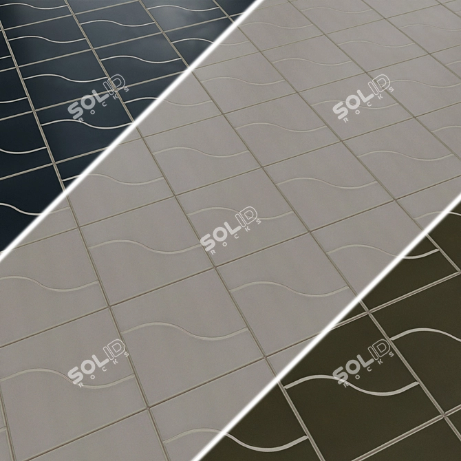 Equipe Curve Ceramic Wall Tiles 3D model image 6