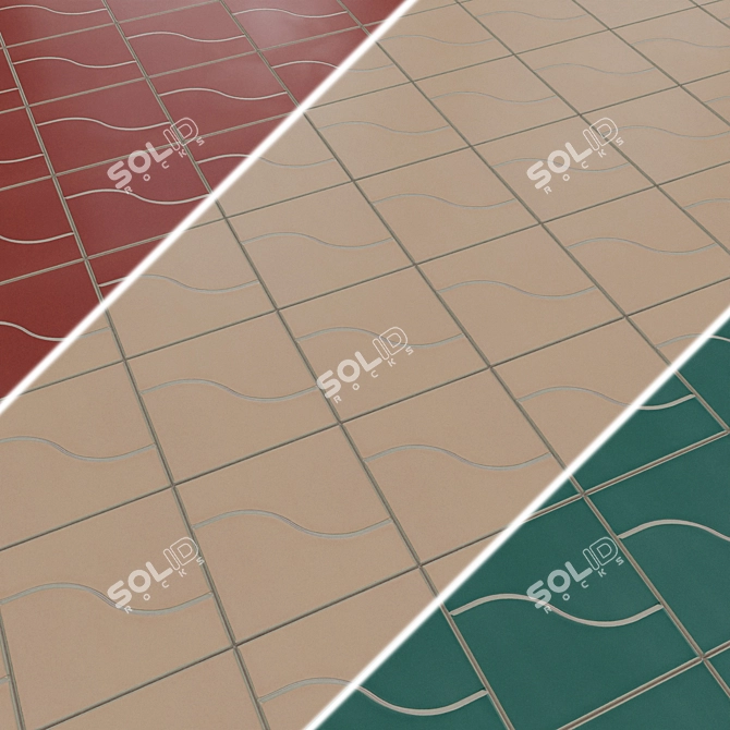 Equipe Curve Ceramic Wall Tiles 3D model image 7