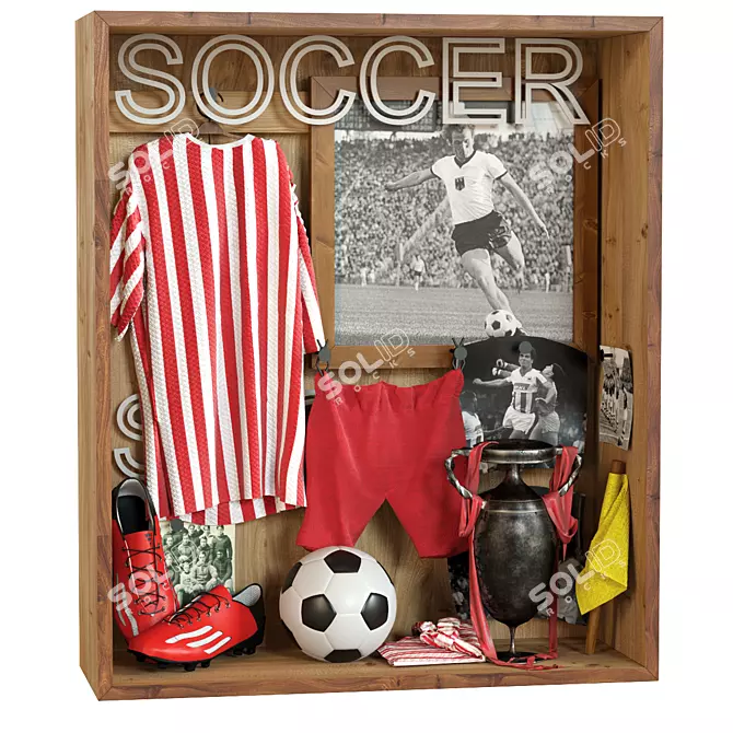 Kick Off Soccer Kit 3D model image 1