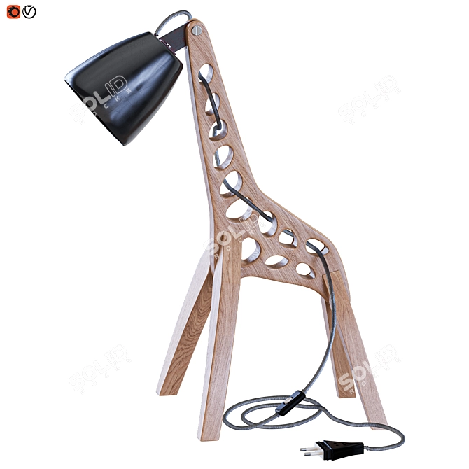 Sleek Leanter Giffy Lamp 2015 3D model image 3