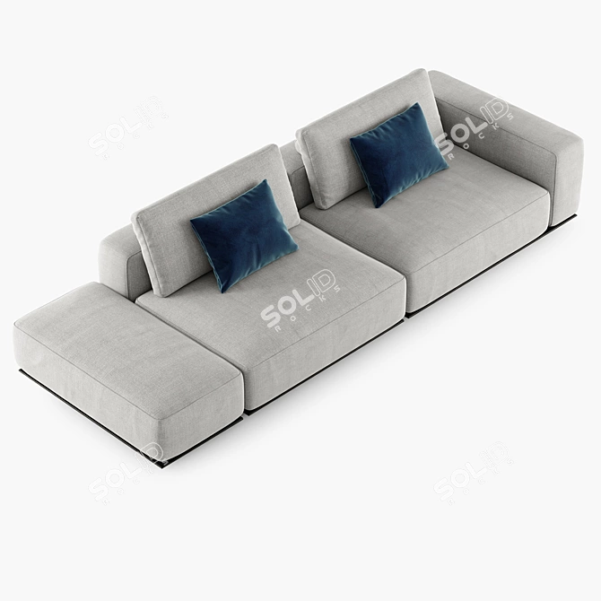  Modern Poliform WESTSIDE Sofa 04 3D model image 3