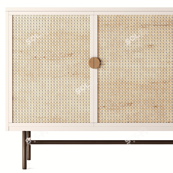 Modern Sideboard in Millimeters 3D model image 3