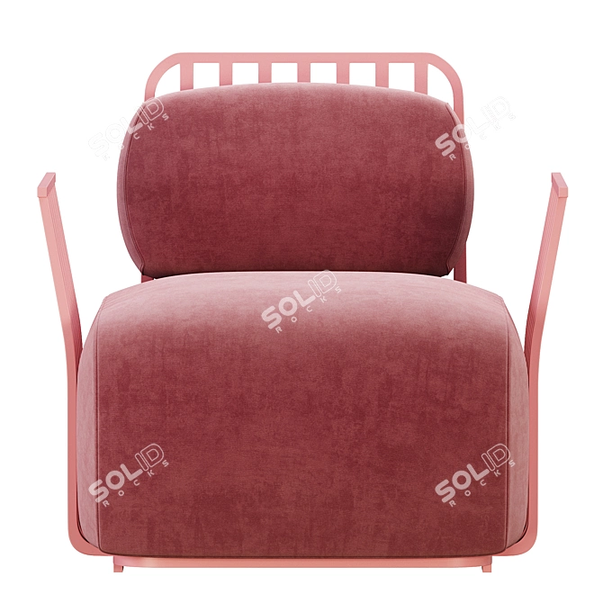 GRILL Armchair with Armrests 2015 3D model image 4