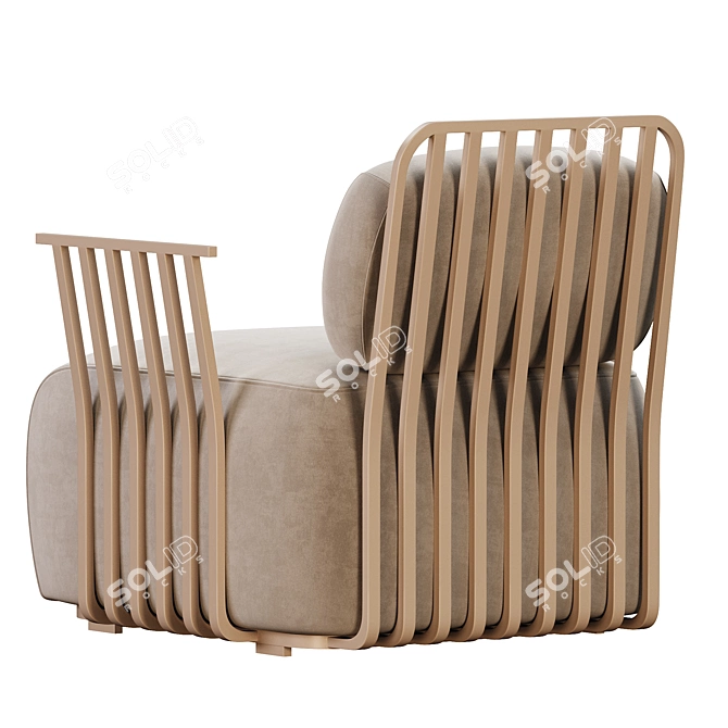 GRILL Armchair with Armrests 2015 3D model image 6