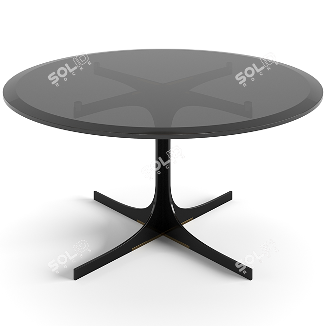 Stylish Janus Tables Set 3D model image 3