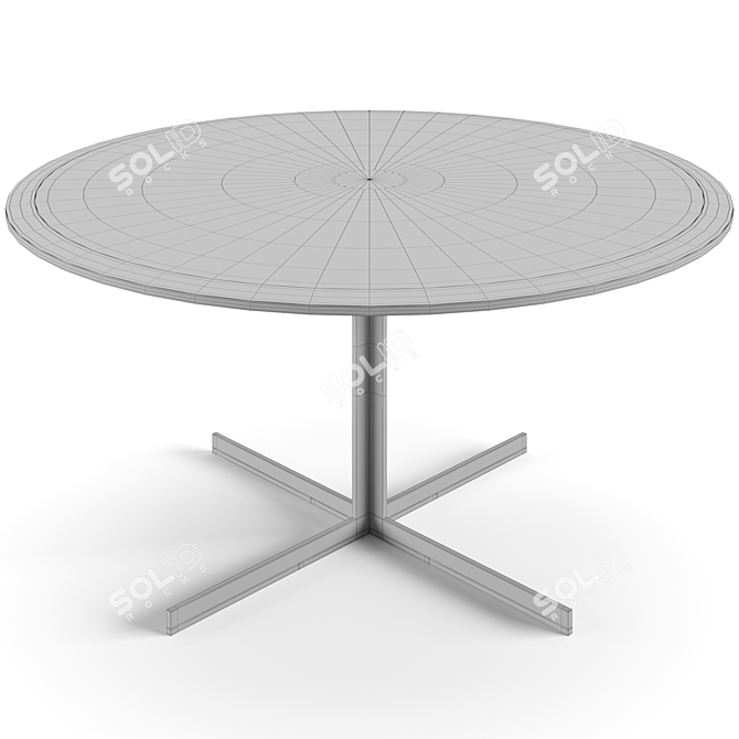 Stylish Janus Tables Set 3D model image 4