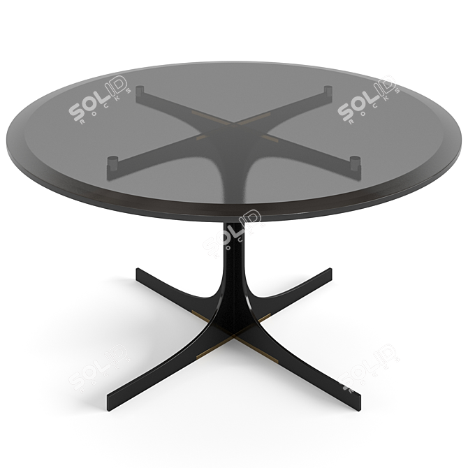 Stylish Janus Tables Set 3D model image 10