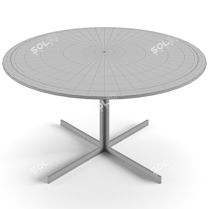 Stylish Janus Tables Set 3D model image 11