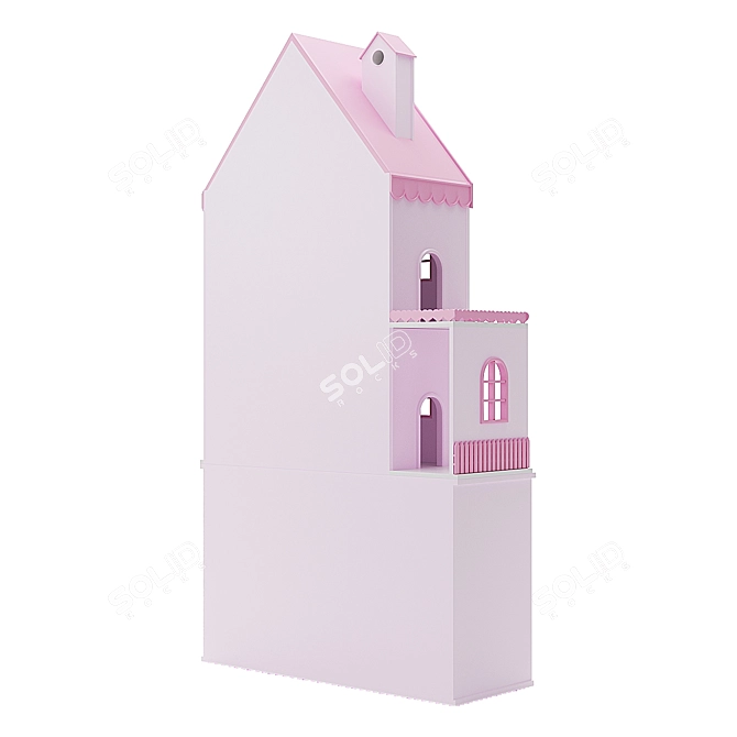 Dollhouse: Charming Miniature Home 3D model image 3