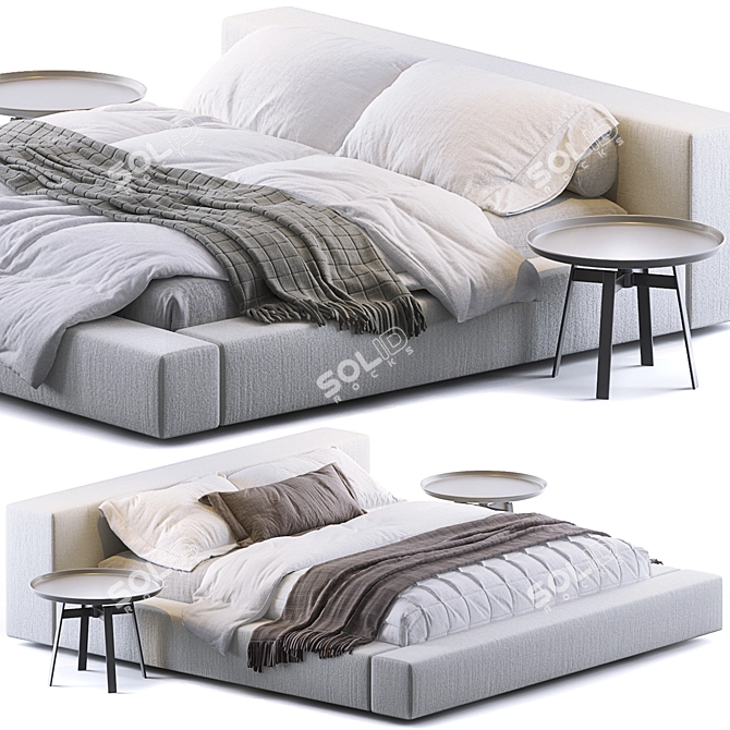 Extra Wall Bed by Living Divani 3D model image 1