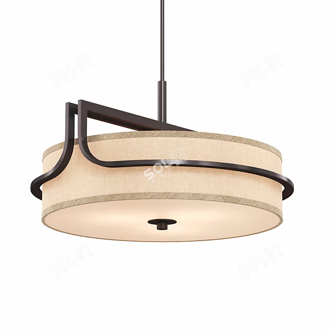 Modern Design Lamp VIRTA 3D model image 1