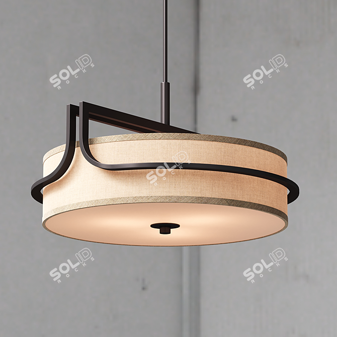 Modern Design Lamp VIRTA 3D model image 2