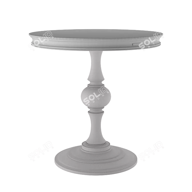 Colonial Albero Round Coffee Table 3D model image 3