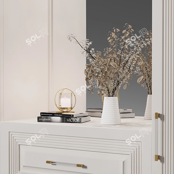 Modern Hallway Composition Furniture 3D model image 3