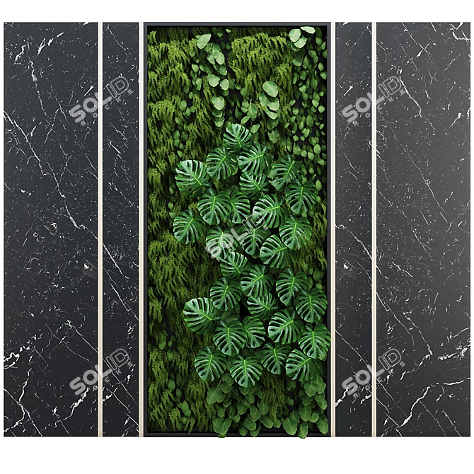 Vertical Garden Kit Set1 3D model image 1