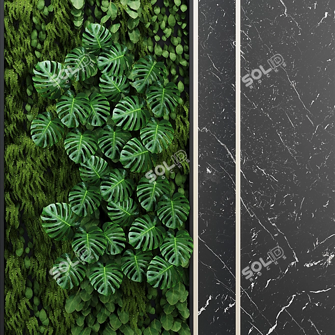 Vertical Garden Kit Set1 3D model image 3