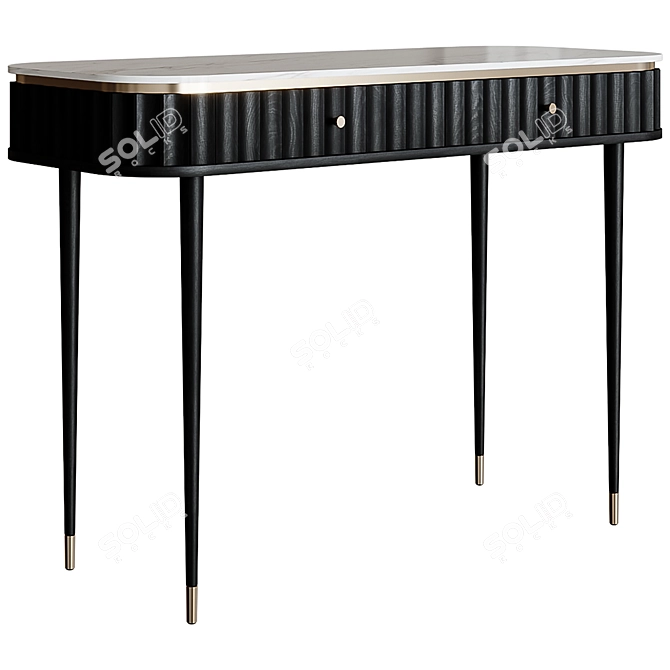 Atkinandthyme Flute Console Stand 3D model image 1