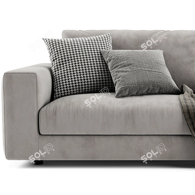 Modern Bonaldo Superhiro 2-Seater Sofa 3D model image 4