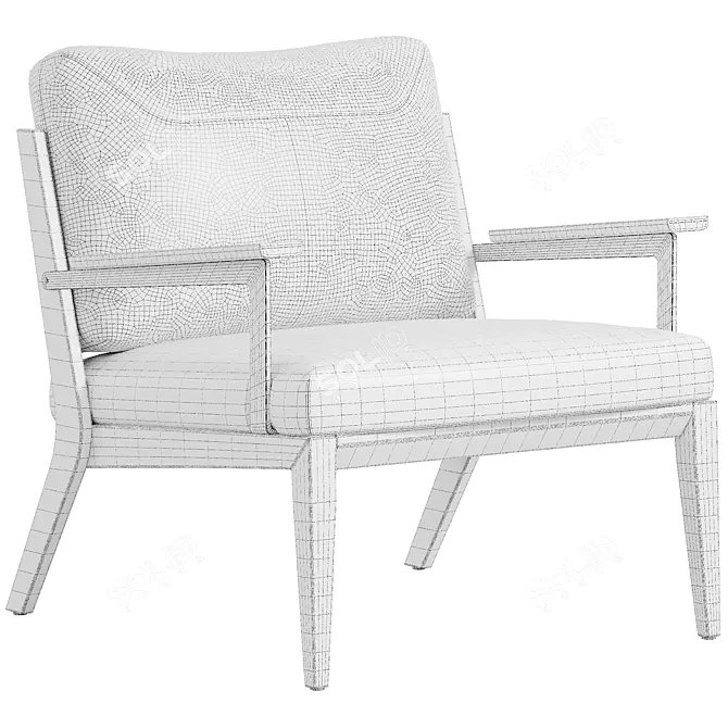 Modern EGE Armchair Design 3D model image 5