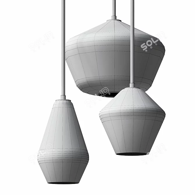 Refined Design Lamps Collection 3D model image 3