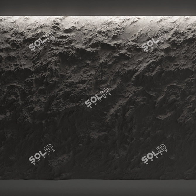 Rock Wall 3D Model Collection 3D model image 3