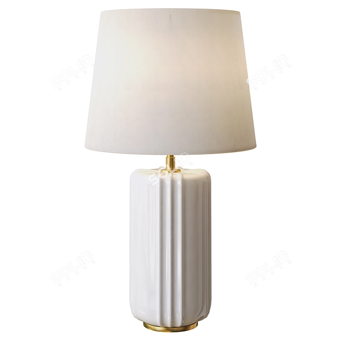 Vibrant Glow Table Lamp 3D model image 1