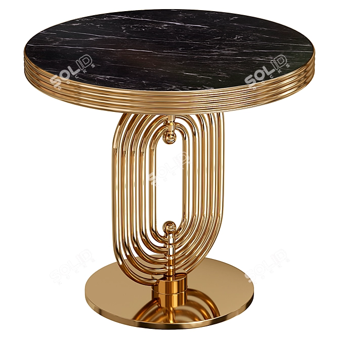 Elegant Turner Table Essential Home 3D model image 2