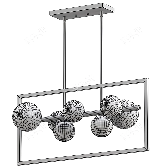 Mercury Row Kitchen Island Chandelier 3D model image 3