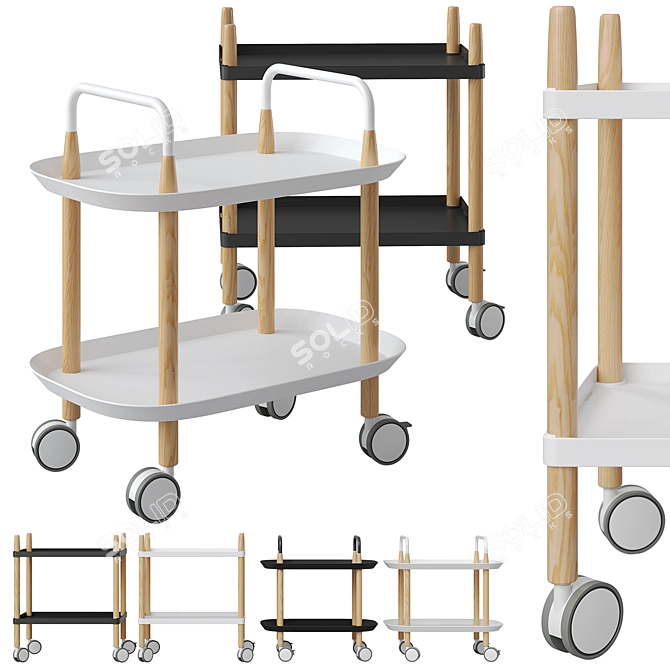 Modern Coffee Table Set, Anadyr 3D model image 1