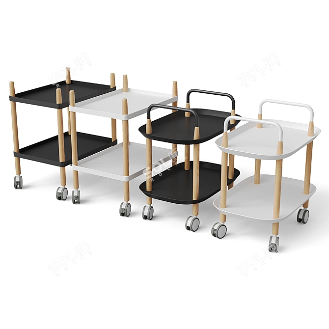 Modern Coffee Table Set, Anadyr 3D model image 4