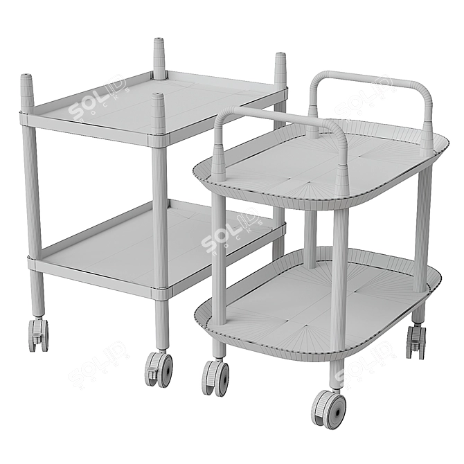 Modern Coffee Table Set, Anadyr 3D model image 5