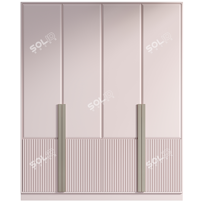 Modern Living Room Furniture Set 3D model image 1