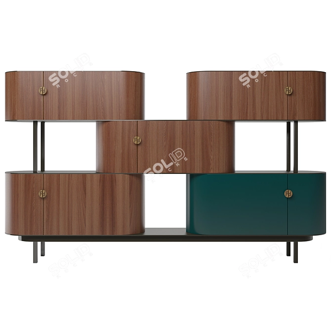 Fendi Casa Maglia Sideboard 3D model image 2