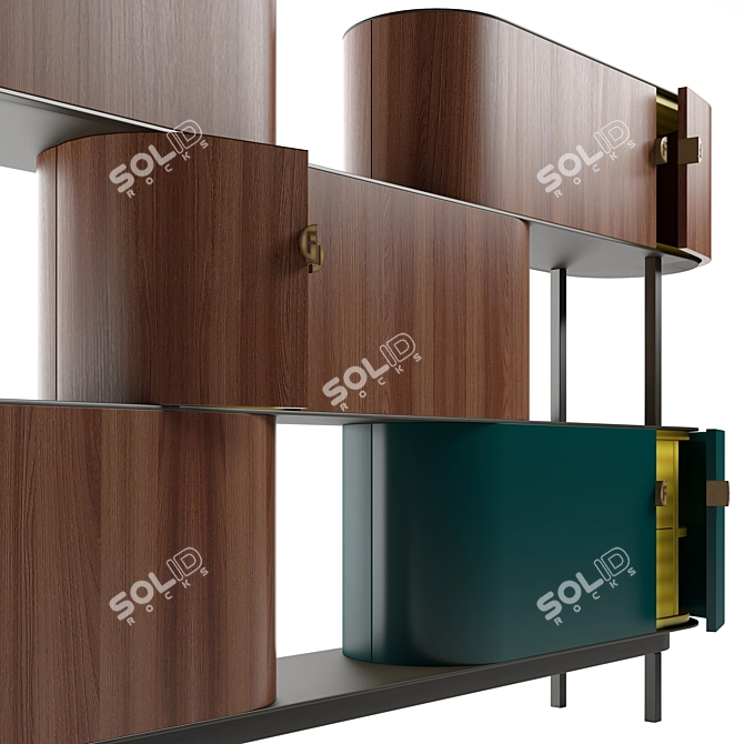 Fendi Casa Maglia Sideboard 3D model image 4