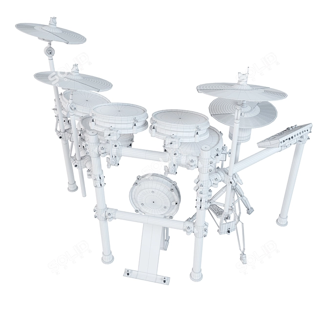 Dynamic Electronic Drum Kit MPS-850 3D model image 7