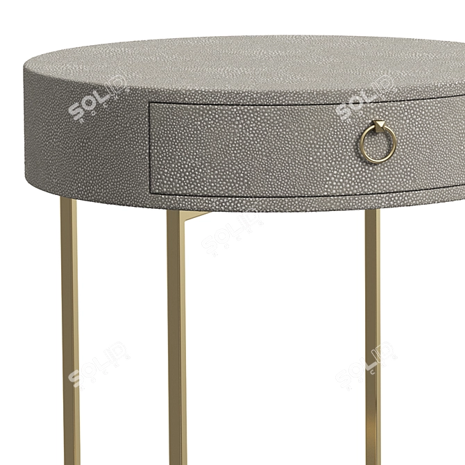 Skate Texture Bedside Table 3D model image 6