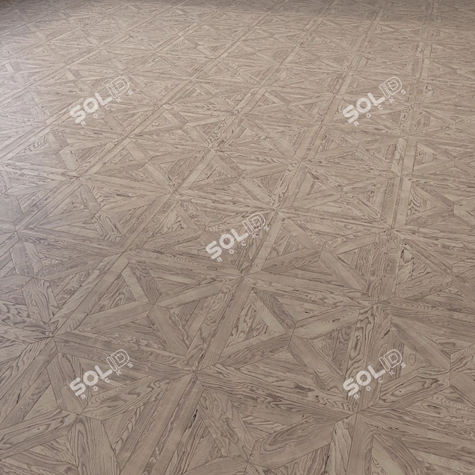 Premium 3D Wooden Floor Model 3D model image 5