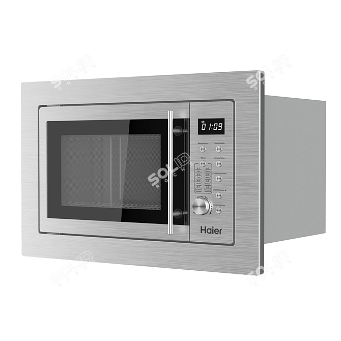 Haier Built-In Microwave Oven 3D model image 1