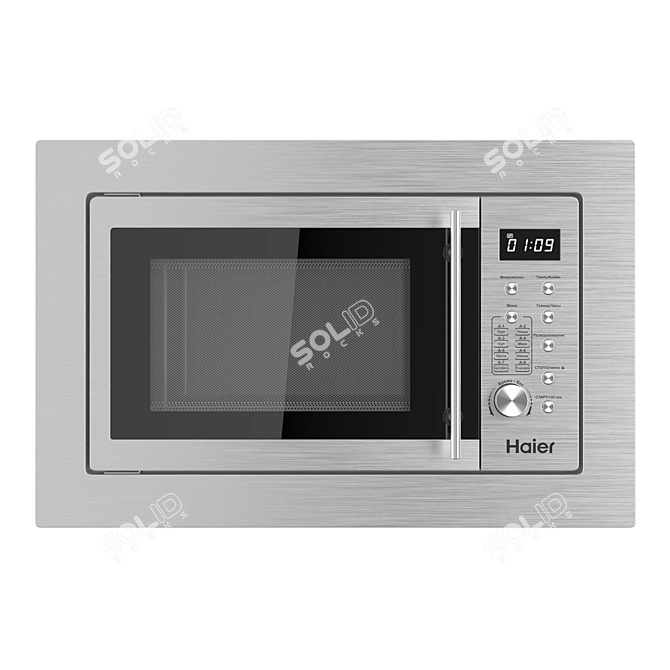 Haier Built-In Microwave Oven 3D model image 2