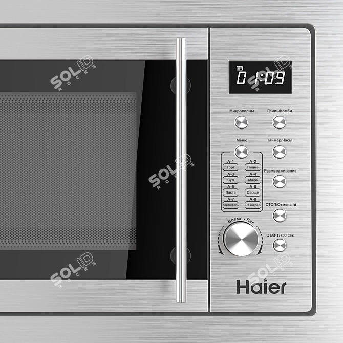 Haier Built-In Microwave Oven 3D model image 4