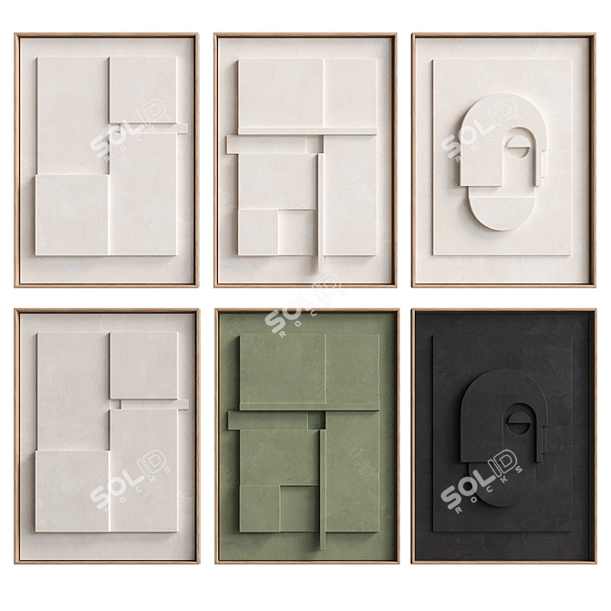3D Relief Atelier Plateau Kit 3D model image 1