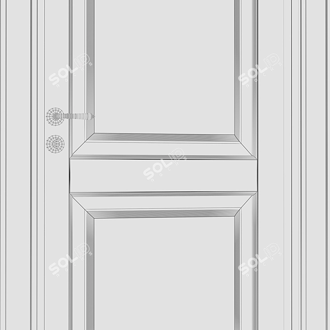 TOSCANA PLANO Volhovec Doors Collection 3D model image 5