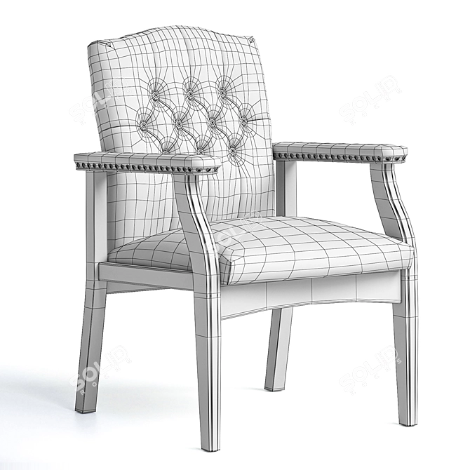 Ivy League Boss Office Chair 3D model image 4