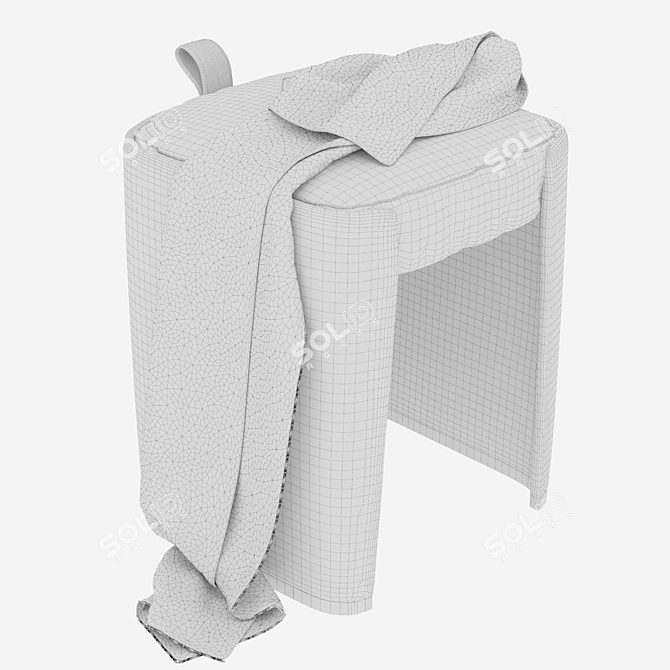 Giorgetti Venus Pouf 40x40x48 3D model image 3