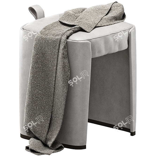 Giorgetti Venus Pouf 40x40x48 3D model image 6