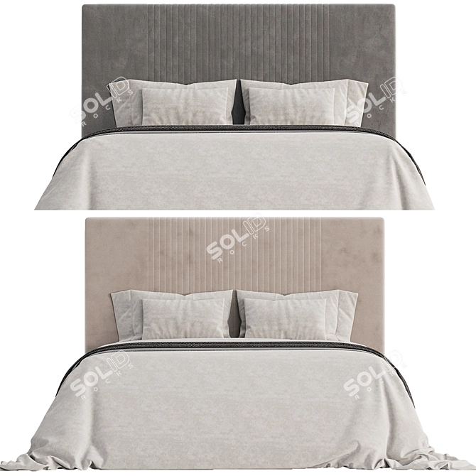 Modern ODRI Bed 2017 Euro-Design 3D model image 3