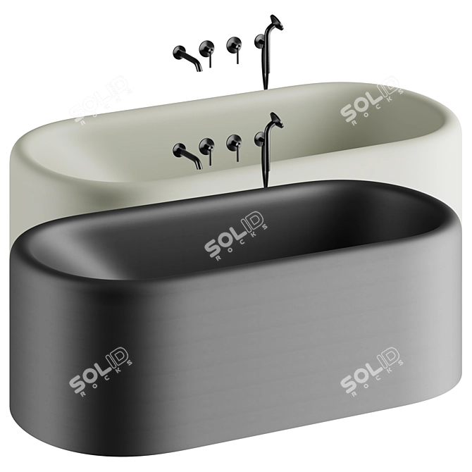  INBANI EASE Bathtub - Note Design Studio 3D model image 2