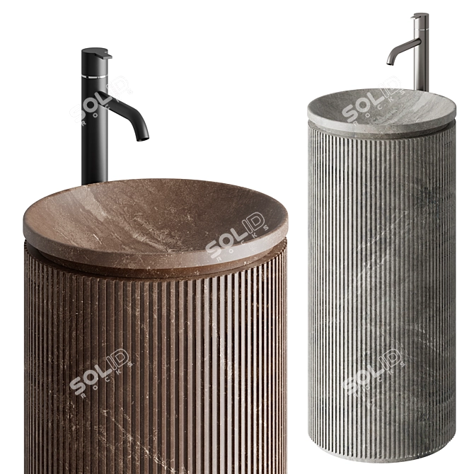 Inbani Grate Sink Norm Design 3D model image 1