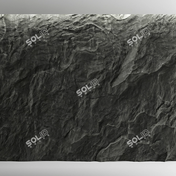 High-Quality 3D Stone Wall 3D model image 6