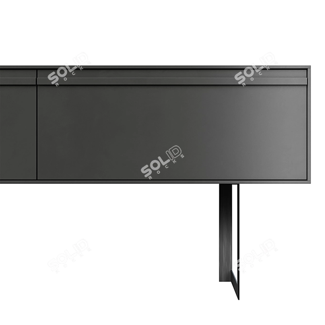 Modern TV Stand Giellesse Frame 3D model image 2